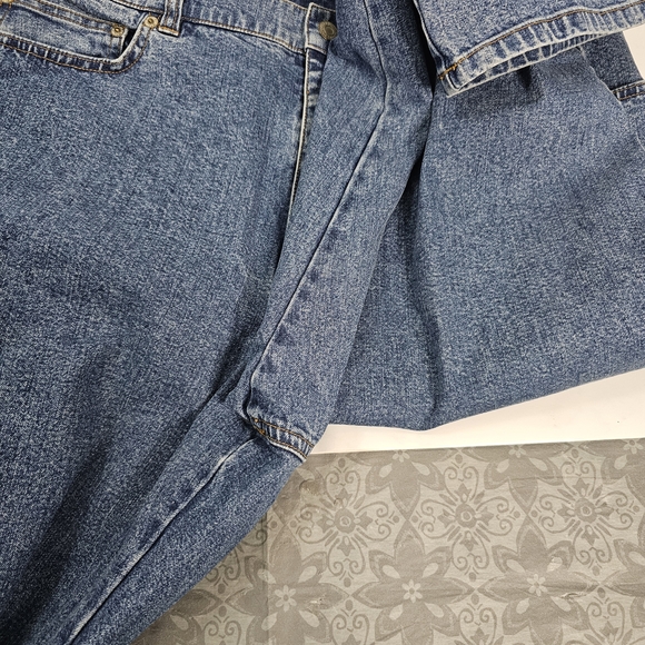 Ralph Lauren Lauren Jeans Co Y2K High Rise Mom Jeans Size 14 Vintage 90s Denim - Picture 6 of 7